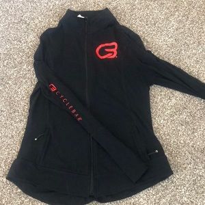 Cyclebar by Glyder Zip Up Jacket Black - Large